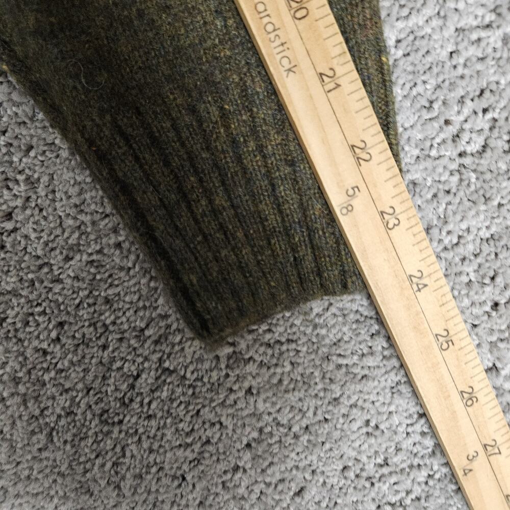 Fisherman Out Of Ireland Sweater Women's 2XL Green Argyle Soft Shetland Wool - Picture 9 of 10